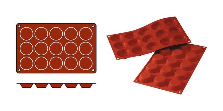 Bakmat | Tartelettas Silikomart, Zakelijke goederen, Horeca | Keukenapparatuur, Nieuw in verpakking, Verzenden