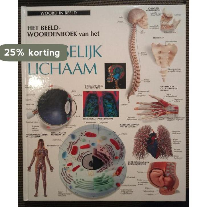 Beeldwoordenboek-menselyk lichaam 9789065905710 Auteur, Boeken, Woordenboeken, Zo goed als nieuw, Verzenden