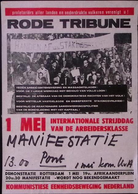 Demonstratie voor de arbeidersklasse op poster (lijst optie), Verzamelen, Posters, Nieuw, Overige onderwerpen, Met lijst, Verzenden