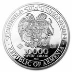 Armenië. 10000 Drams 2023 1 Kilo Ark Noah Silver Coin BU (In