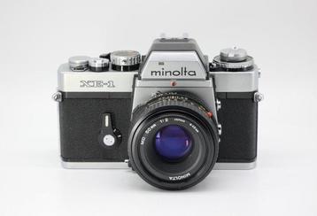 Minolta XE-1 + MD 2/50mm + Tokina 28-85mm Analoge camera, Audio, Tv en Foto, Fotocamera's Analoog, Nieuw
