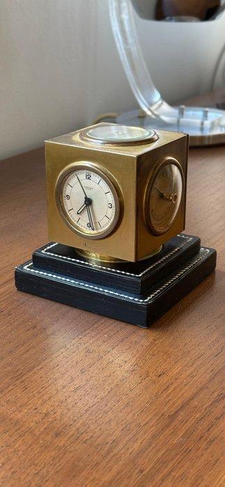 Compendium horloge de bureau - Hermès - Art déco Laiton -, Antiek en Kunst, Antiek | Klokken