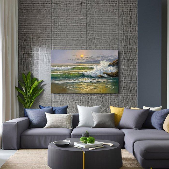 Roy Vidal (XXI) - Crepúsculo en el mar, Antiek en Kunst, Curiosa en Brocante