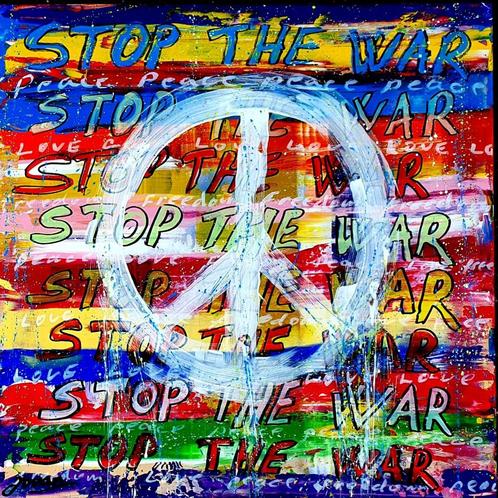 Jovan  Srijemac - Stop the War, Antiek en Kunst, Kunst | Litho's en Zeefdrukken, Verzenden