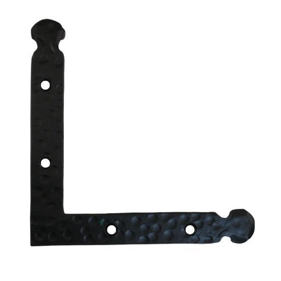 Hoekijzer gesmeed, ijzer zwart, Doe-het-zelf en Bouw, Hang- en Sluitwerk, Klink of Kruk, Nieuw, Overige materialen