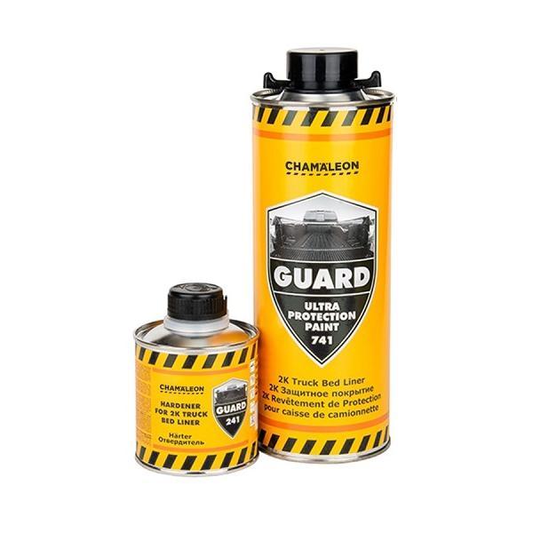 Bedliner Guard 2K zwart set 1 liter - Chamäleon (Bedliners), Auto diversen, Autogereedschap, Nieuw, Verzenden
