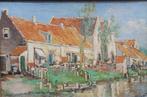 Herman Heuff (1875-1945) - Huizen aan de vaart, Antiek en Kunst