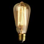 Gloeilamp Edison Ø64mm E27 40W, Nieuw, Verzenden