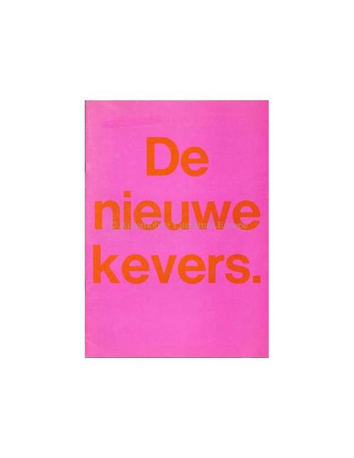 1967 VOLKSWAGEN KEVER BROCHURE NEDERLANDS, Boeken, Auto's | Folders en Tijdschriften