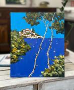 Jiel - Au delà des Pins, la Méditerranée., Antiek en Kunst, Kunst | Schilderijen | Modern