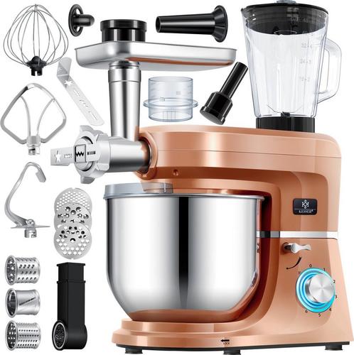 KESSER® 3-in-1 keukenmachine - Kneedmachine - 5,5L - Koper, Huis en Inrichting, Woonaccessoires | Overige, Verzenden