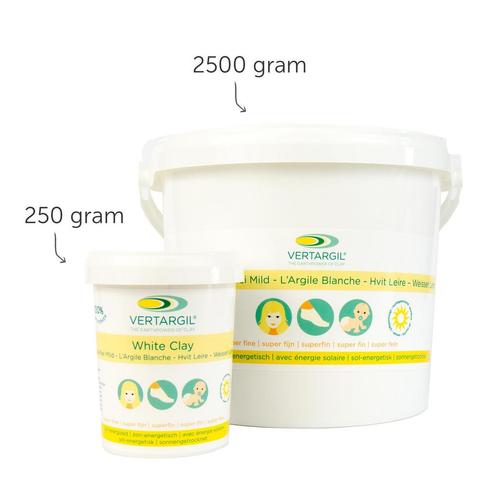 Vertargil Witte Klei - 250 gram - Chi Natural Life, Handtassen en Accessoires, Uiterlijk | Lichaamsverzorging, Ophalen of Verzenden