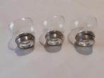 Drinkset (3) - .800 zilver - per cognac/brandy, Antiek en Kunst