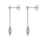 Oorbellen - 18 karaat Witgoud, Nieuw