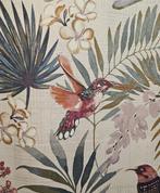 Tissu Art Déco exclusif avec des colibris - 300x280cm -, Antiquités & Art