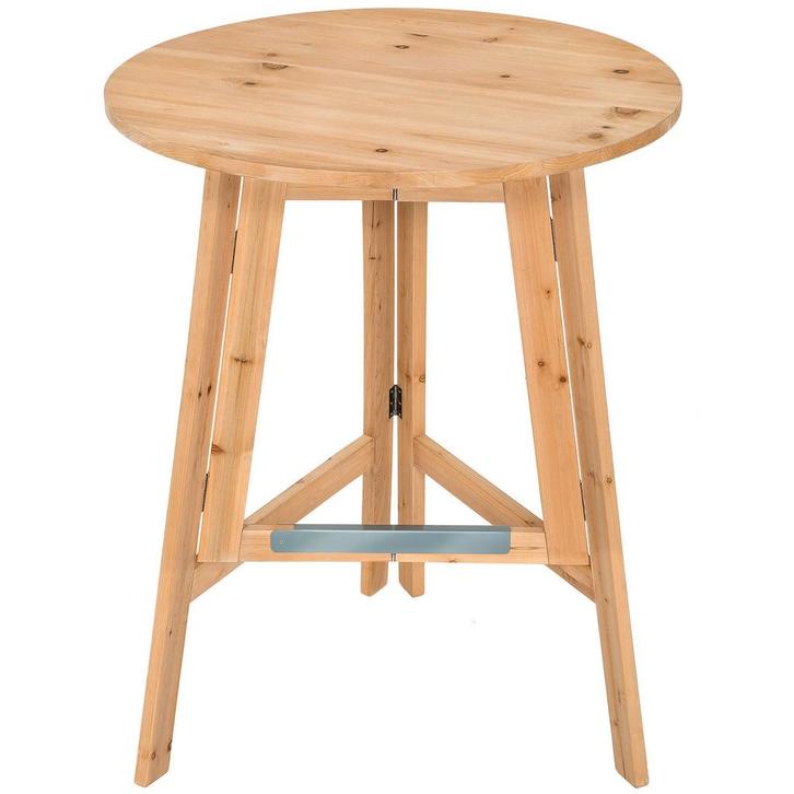 tectake Party statafel van massief hout inklapbaar 79x110cm, Tuin en Terras, Overige Tuin en Terras, Verzenden