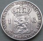 Pays-Bas. Wilhelmina. 1 Gulden 1897 (Sans prix de réserve), Postzegels en Munten, Munten | Nederland