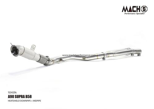 Mach5 Performance Downpipe + Midpipe Toyota Supra A90 B58 OP, Auto diversen, Tuning en Styling, Verzenden