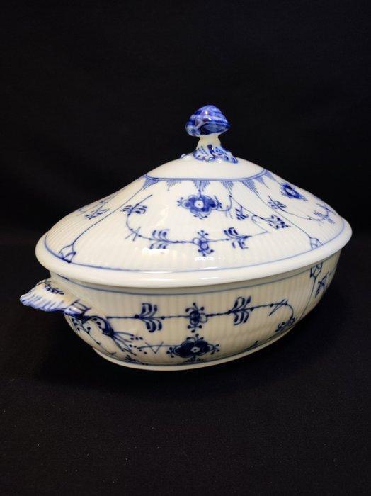Royal Copenhagen - Tureen - Musselmalet Gerippt Modell, Antiek en Kunst, Antiek | Meubels | Tafels