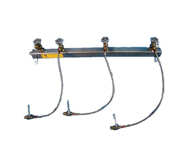 Batterijbalk 1 x 3 cilinders koolzuur 218 mm aansluiting, Doe-het-zelf en Bouw, Gereedschap | Lasapparaten, Ophalen of Verzenden