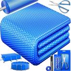 KESSER® Zwembad zonnezeil - Afdekzeil - Ø366cm - Blauw, Verzenden, Nieuw