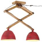 vidaXL Plafondlamp 25 W E27 29x18x85 cm verweerd rood, Verzenden, Nieuw