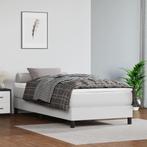 vidaXL Bedframe kunstleer wit 90x200 cm, Huis en Inrichting, Slaapkamer | Bedden, Verzenden, Nieuw