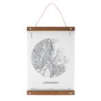 Posterhanger Hout Nikkel 500 mm, Huis en Inrichting, Woonaccessoires | Lijsten, Nieuw, Verzenden