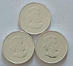 Canada. 5 Dollars 2009 Maple Leaf, 3x1 Oz (.999) (Zonder, Postzegels en Munten