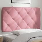 vidaXL Hoofdbordkussen 90 cm fluweel roze, Huis en Inrichting, Verzenden, Nieuw