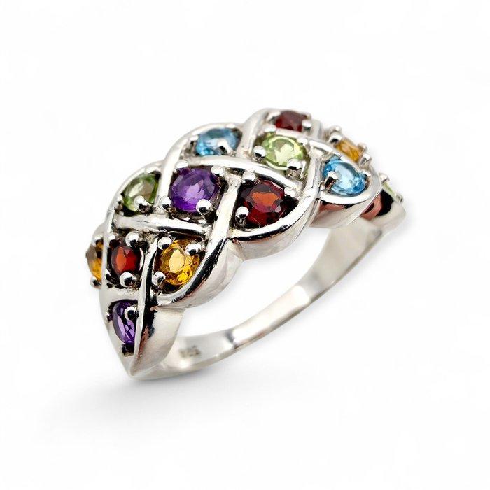 Zonder minimumprijs - Ring Zilver - (Gecertificeerd), Handtassen en Accessoires, Ringen