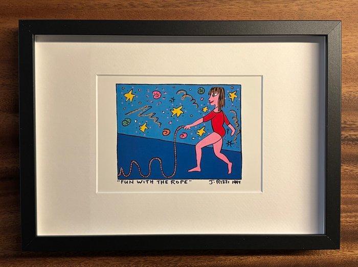 James Rizzi (1950-2011) - Fun with the rope, 1994, Antiek en Kunst, Kunst | Designobjecten