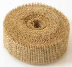 Jute band Naturel open structuur 5 cm rol 40 meter beschikbaar voor biedingen
