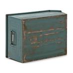 Gebruikte Magazijnbak staal stapelbaar met grijpopening, Ophalen of Verzenden