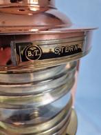Ships lamp, Stern Lamp - Glas, Messing, Koper, Antiek en Kunst