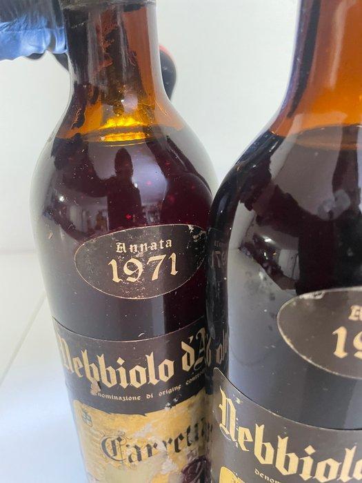 1971 X3, 1974 x3 & 1976 x6 Carretta, Nebbiolo dAlba -, Verzamelen, Wijnen