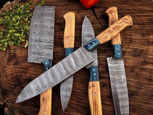 Couteau de cuisine - Kitchen knife set - Ensemble de, Antiek en Kunst, Antiek | Keukengerei
