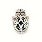 Zonder Minimumprijs - Broche Zilver -, Handtassen en Accessoires, Antieke sieraden