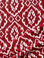 Tissu double largeur exclusif imprimé ikat pour décoration