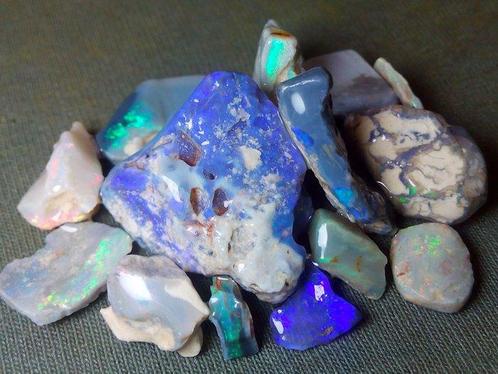 46,9 cts - Belle opale australienne Rugueuse- 9.38 g, Verzamelen, Mineralen en Fossielen