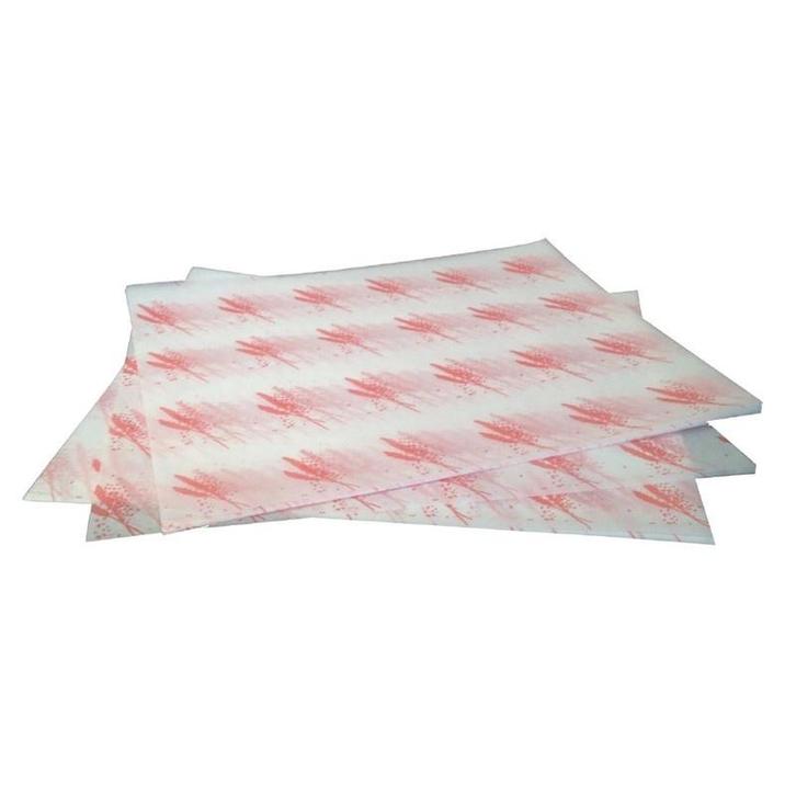 Vetvrij hamburger papier rood | 1000 stuks | 24,5(b) x, Zakelijke goederen, Horeca | Keukenapparatuur, Nieuw in verpakking, Verzenden