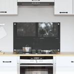 vidaXL Keuken Spatscherm Donkergrijs 80 x 50 x 0.6 cm gehard, Antiek en Kunst, Verzenden