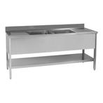 Spoeltafel | Midden | Bodemschap | Demontabel |, Zakelijke goederen, Horeca | Keukenapparatuur, Verzenden, Nieuw in verpakking