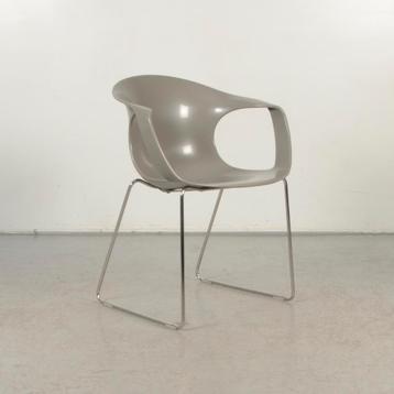 Vergaderstoel Redi Flick Contemporary - Grijs - Buisframe, Huis en Inrichting, Stoelen, Ophalen of Verzenden, Gebruikt