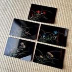 Takaoka Lacquerware - Tatemine - Bord (5) - Urushi-lak op