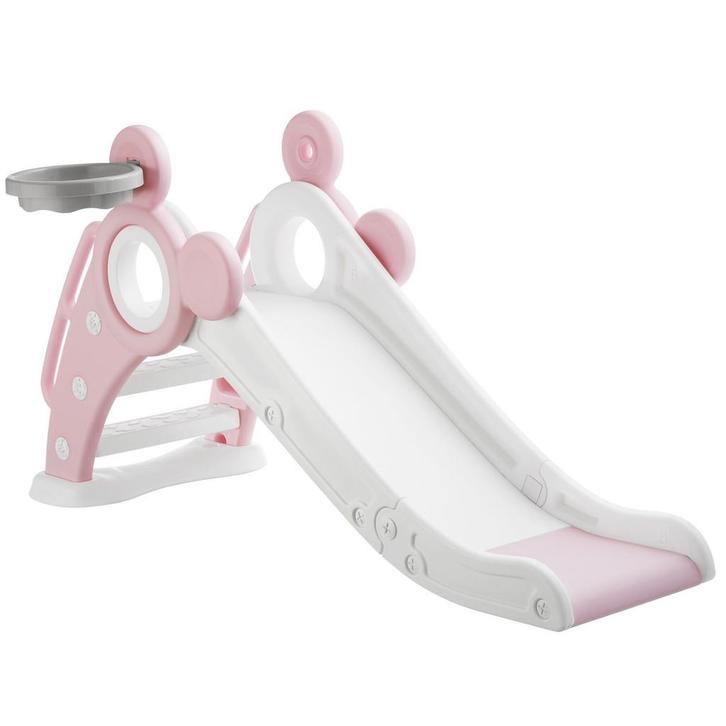 tectake Kinderglijbaan Joy, met basketbalring, inklapbaar -, Enfants & Bébés, Jouets | Extérieur | Aires de jeux, Envoi