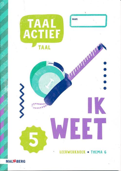 Taal Actief versie 5 Leerwerkboek Taal thema 6 groep 5, Livres, Livres scolaires, Envoi
