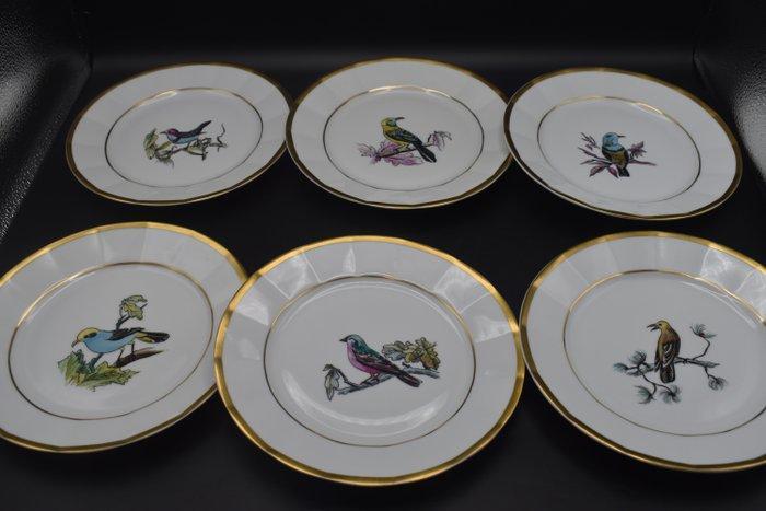 Porcelaine de Paris - Service à dessert (18) - Décor aux, Antiek en Kunst, Antiek | Glaswerk en Kristal