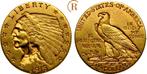 2 1/2 Dollar Indian Head Philadelphia 1913 Usa:, Timbres & Monnaies, Monnaies | Amérique, Verzenden
