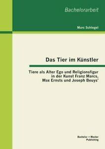 Das Tier Im Kunstler: Tiere ALS Alter Ego Und R. Schlegel,, Boeken, Overige Boeken, Zo goed als nieuw, Verzenden